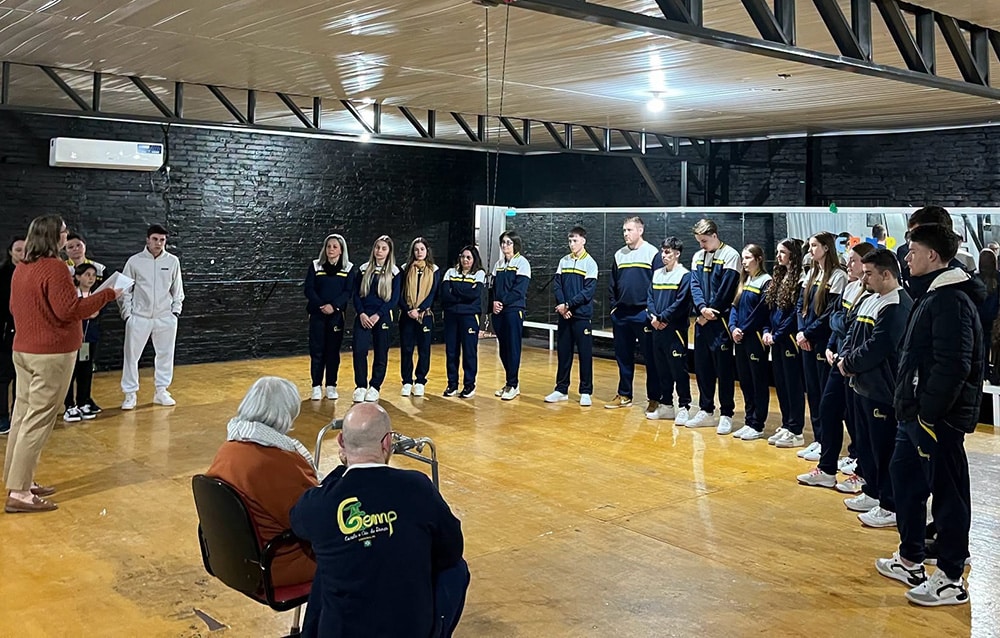GEMP de Crissiumal embarca para sua 15ª turnê internacional na Bélgica